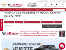 Tablet Screenshot of jeffwylercolumbusgm.com